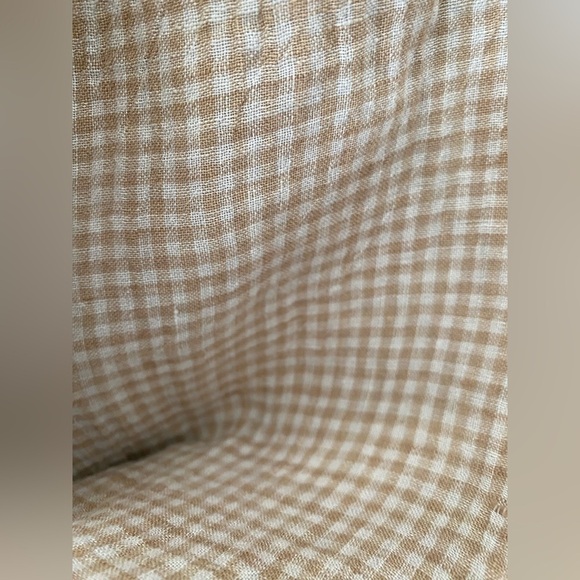 Eileen Fisher Cream100%linen Sleeveless Blouse Sleeveless Button-Up Shirt L/G - Picture 13 of 13